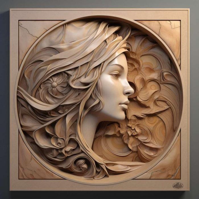 نموذج ثلاثي الأبعاد لآلة CNC 3D Art 